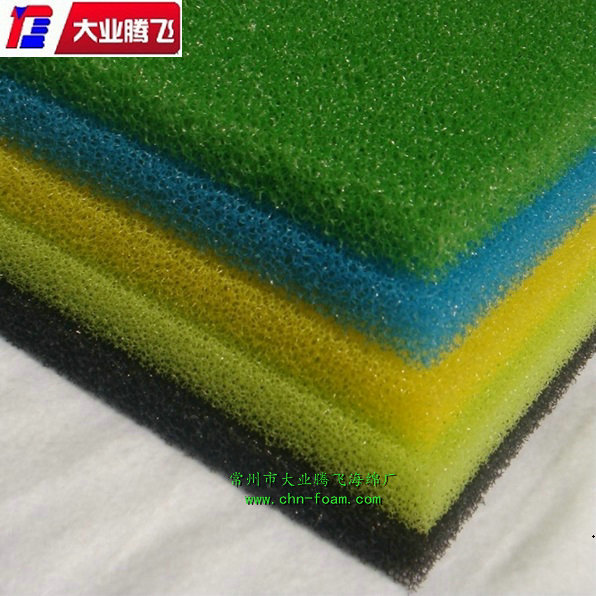 網孔海綿 工業過濾網孔海綿 水草綠色網孔海綿