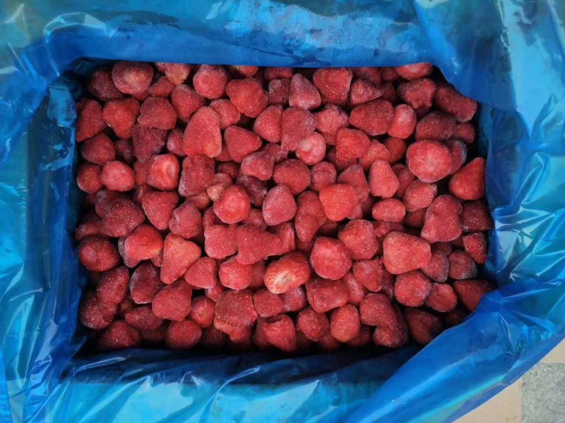 鮮果速凍冷凍美十三草莓山東工廠直銷噸位批量出售